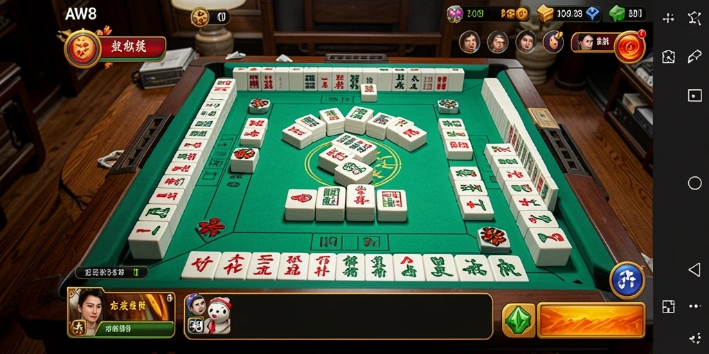 Menampilkan gameplay Mahjong yang mendebarkan dan penuh strategi.