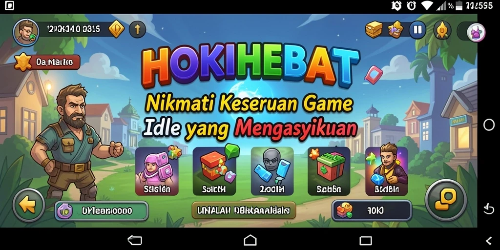 Tampilan gameplay HOKIHEBAT yang seru dan mengasyikkan.