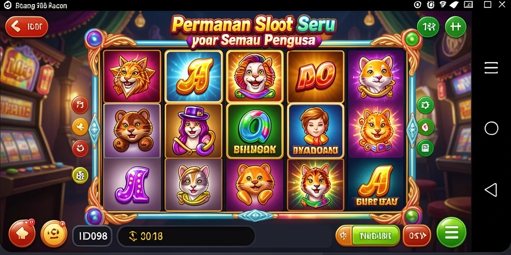 Screenshot menampilkan gameplay menarik dari ID098 dengan efek visual yang memukau.