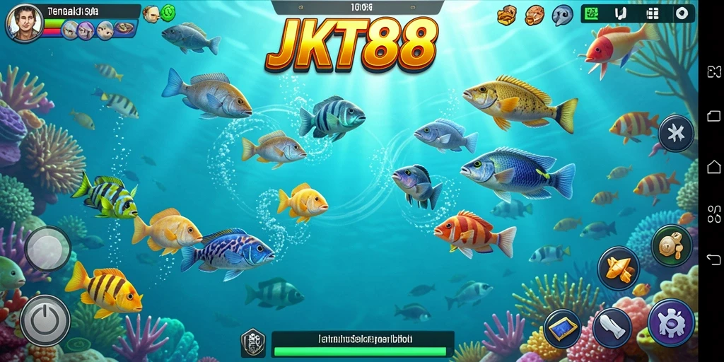 Tampilan menembak ikan yang menarik di JKT88.