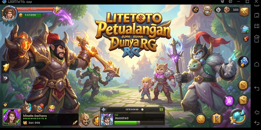 Tampilan gameplay <strong>LITETOTO</strong> yang mendebarkan dengan aksi pertempuran yang intens.