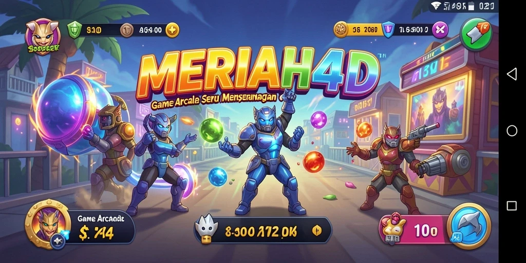 Screenshot utama menunjukkan potret gameplay seru dalam <strong>MERIAH4D</strong>.