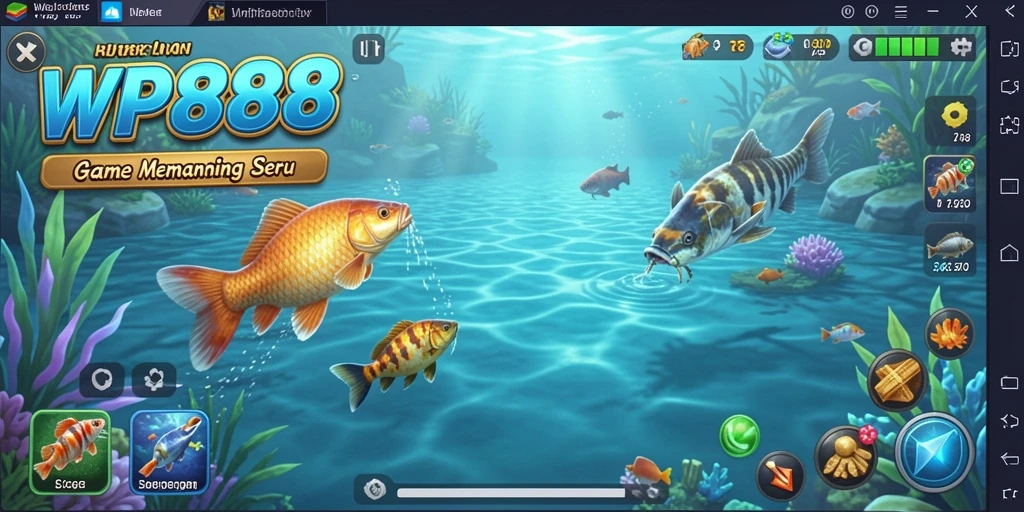Tangkapan ikan yang memukau dalam gameplay WP888.