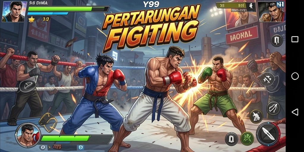 Gameplay seru Y89 dengan pertarungan penuh aksi.